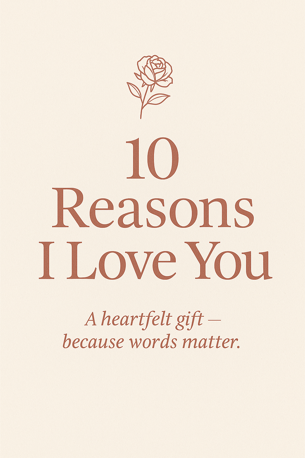 Ebook: 10 Reasons I Love You