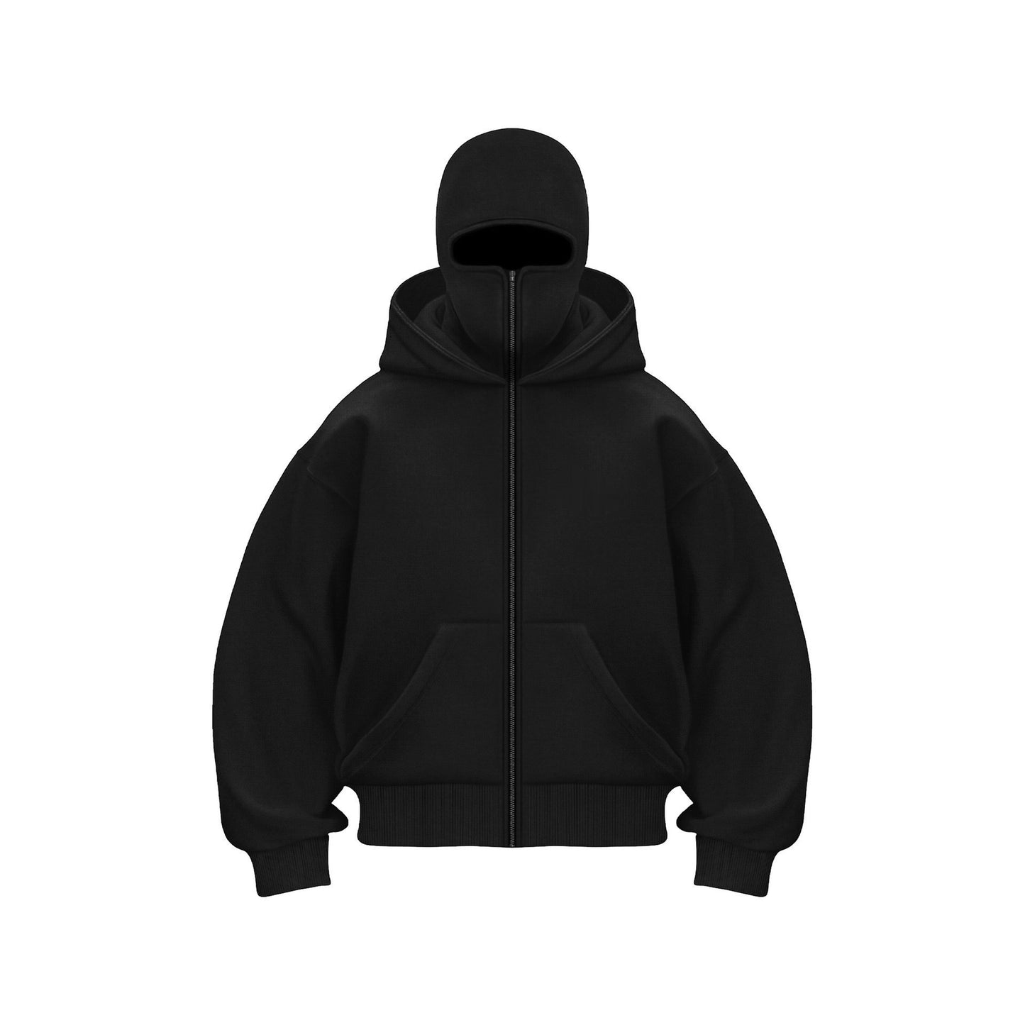 Balaclava Ninja Zipper Hoodie