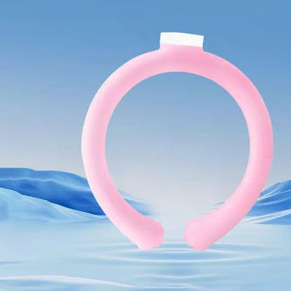 🧊Reusable Cooling Neck Ring – Long-Lasting Sweat-Free Relief❄️