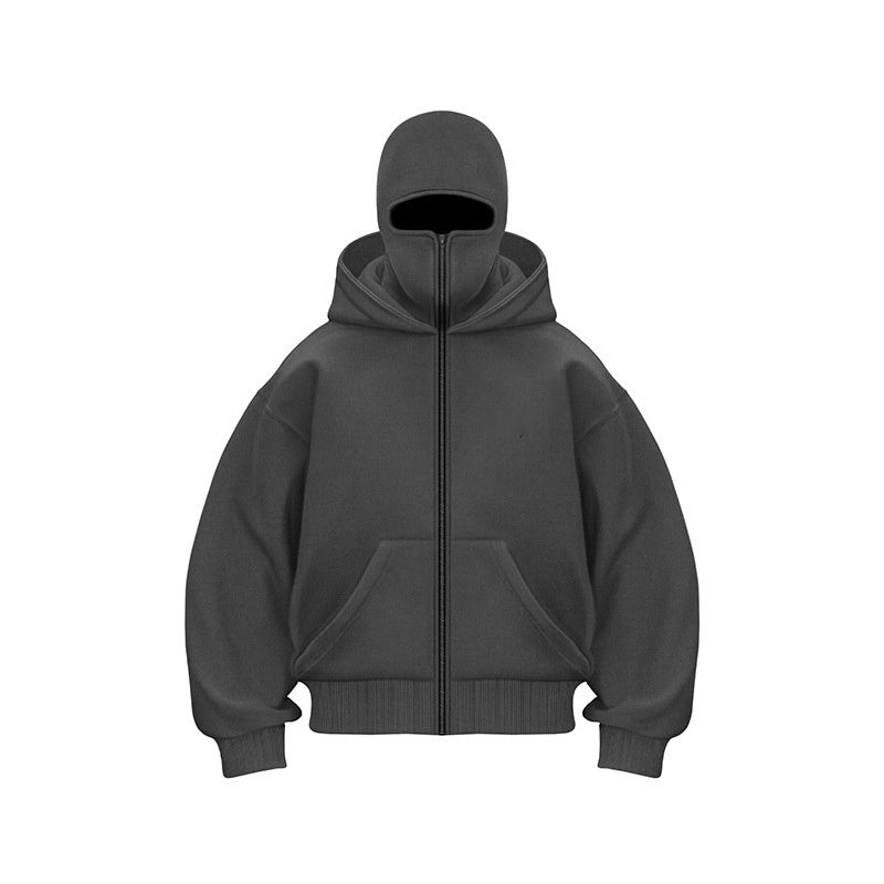 Balaclava Ninja Zipper Hoodie