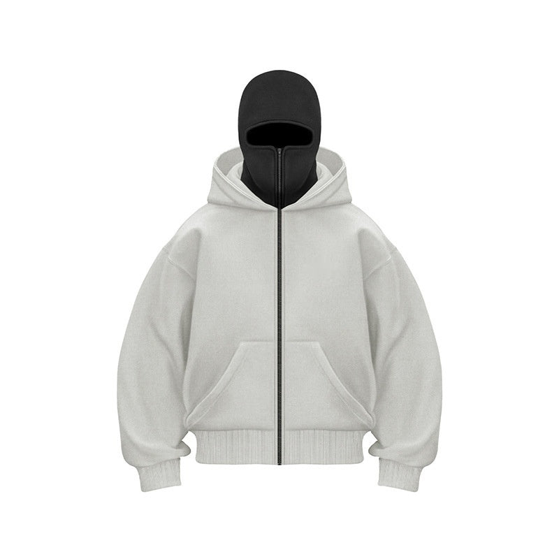 Balaclava Ninja Zipper Hoodie