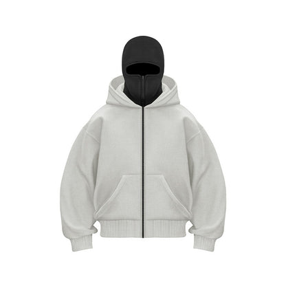 Balaclava Ninja Zipper Hoodie