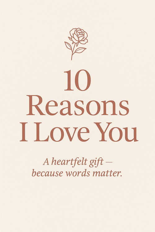 Ebook: 10 Reasons I Love You