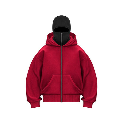 Balaclava Ninja Zipper Hoodie